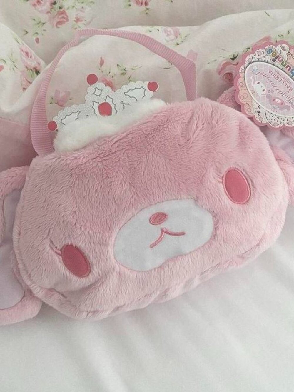 RARE NWT Sanrio sugarminuet balletusa 2008 plush playset bag ♡